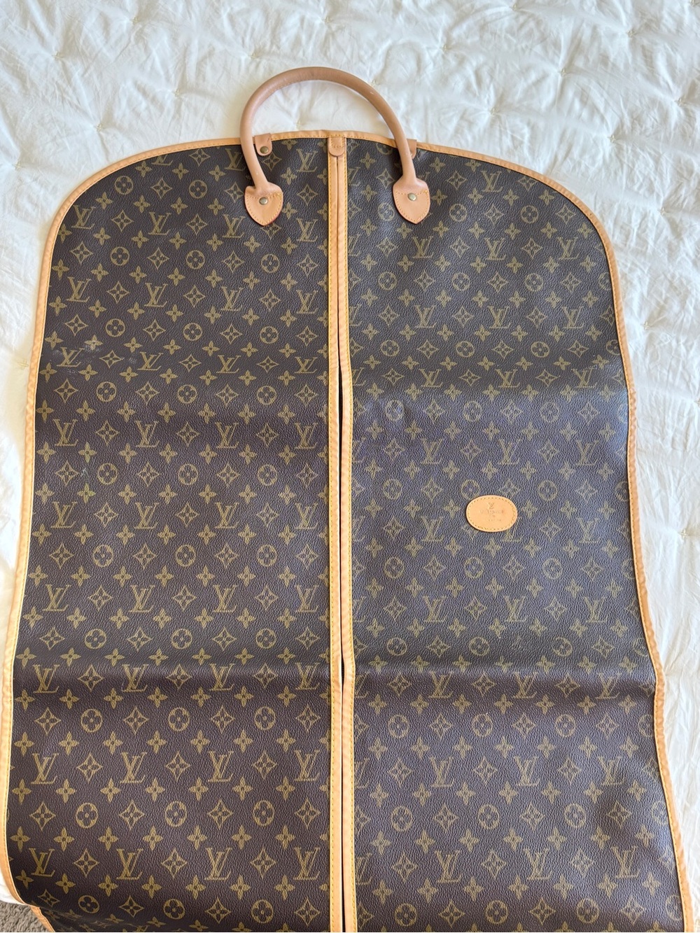 Vintage Brown Monogram Garment Bag